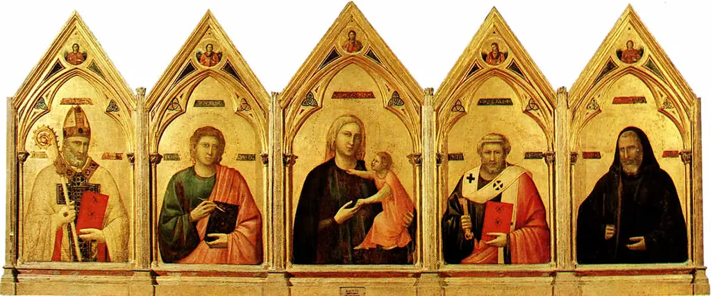 Badia Polyptych in Detail Giotto